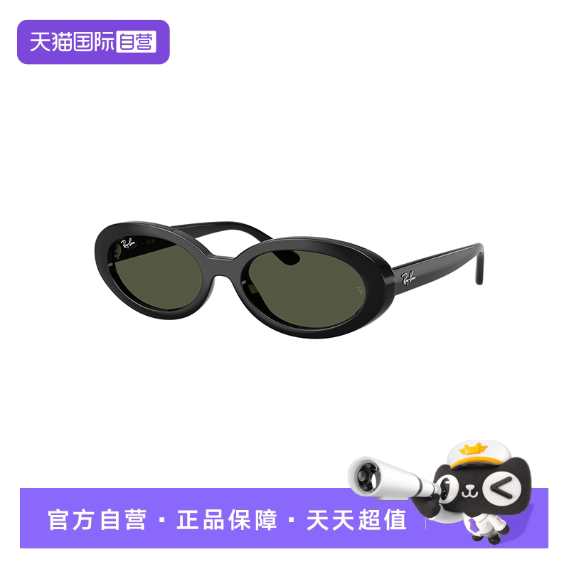 【自营】雷朋椭圆形板材窄框墨镜男女同款高级配饰太阳镜0RB2223F
