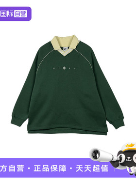 【自营】Nike耐克女子套头针织衫V领休闲长袖T恤POLO衫IF0257-323