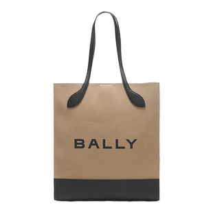 【自营】Bally巴利 女士帆布包托特包手提单肩包 BAR KEEP ON NS