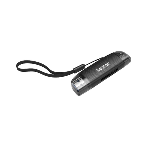 【自营】雷克沙Lexar USB3.2高速读卡器多合一 TF/SD 二合一 USB-A/C双接口 手机电脑平板高速内存卡读卡器