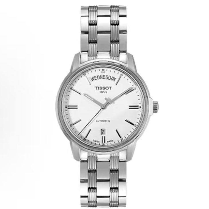 【自营】中古99新天梭/恒意双历/星期日历/39mm/男士瑞士手表