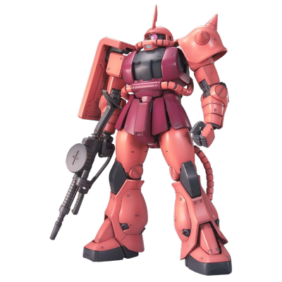 【自营】万代 高达拼装 MG 红彗星夏亚专用红渣古 VER.2.0 红扎古