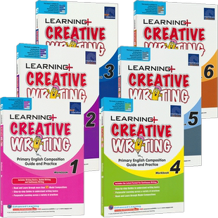 【自营】SAP Learning Creative Writing Workbook 1-6学习系列1-6年级 英语创意写作训练题 新加坡英文原版进口图书小学教辅