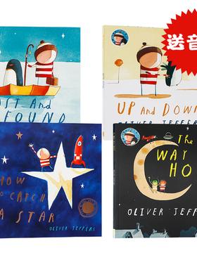 【自营】英文原版绘本 Lost and Found 摘星星的孩子How to Catch a Star迷路的小企鹅 Oliver Jeffers智慧小孩幼儿童英语读物