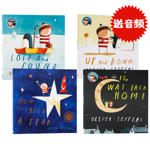 【自营】英文原版绘本 Lost and Found 摘星星的孩子How to Catch a Star迷路的小企鹅 Oliver Jeffers智慧小孩幼儿童英语读物