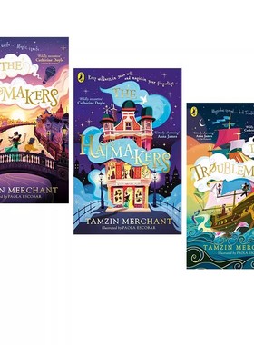 【自营】预售 制帽师系列 3册 The Hatmakers/Mapmakers/Troublemakers 塔姆金莫昌特 Tamzin Merchant 英文原版 儿童章节故事书