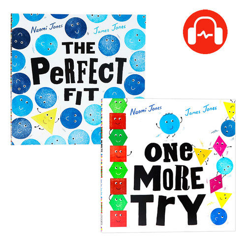 【自营】牛津精品认知绘本2册完整契合再试一次英文原版The Perfect Fit/One More Try内奥米琼斯詹姆斯琼斯 儿童英语启蒙阅读绘本