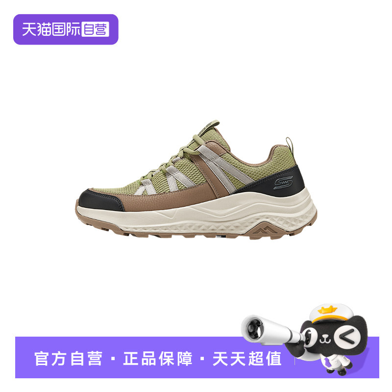 【自营】斯凯奇夏男鞋厚底徒步鞋舒适轻质运动休闲鞋118123/OLV