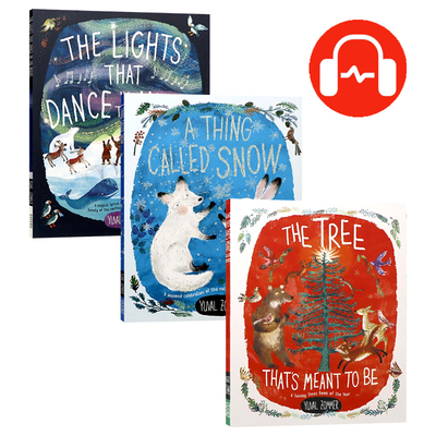 【自营】牛津精品绘本尤瓦尔佐默3册英文原版 Lights that Dance in the Night儿童故事图画书Yuval Zommer作品英国牛津大学出版社