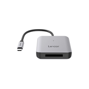 【自营】雷克沙Lexar USB 3.2高速读卡器 CFexpress Type B存储卡510U读卡器 10Gbps传输 金属喷砂Type-C接口