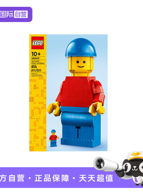 【自营】LEGO乐高40649放大版乐高小人仔男益智拼装积木玩具礼物