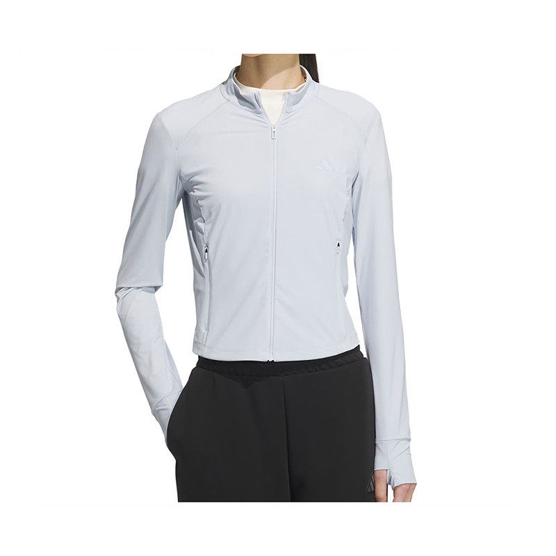 【自营】adidas阿迪达斯女子MH KNIT JKT运动外套KE5780 - 实物图