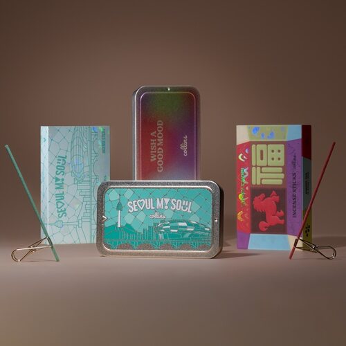 【自营】collins韩国进口家用卧室户外混合味道线香小众送礼