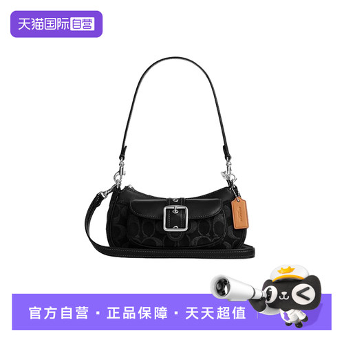 【自营】COACH/蔻驰Ashton 20 经典物拼牛剖层革腋下包单肩包