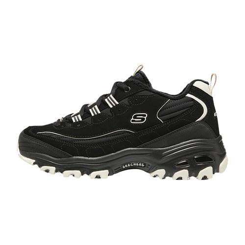 【自营】SKECHERS斯凯奇女时尚绑带运动休闲舒适鞋896269/BKNT