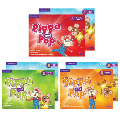 【自营】Pippa and Pop 剑桥国际少儿英语 剑桥幼儿英语 British English 英式英语 幼儿英语启蒙教材 幼儿英语 剑桥少儿英语
