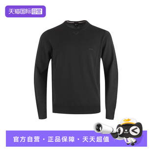【自营】Hugo Boss/雨果博斯 男士圆领长袖羊毛衫针织衫 50476364