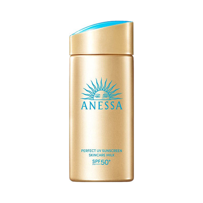 安热沙安耐晒小金瓶防晒乳90ml水润SPF50+防水防晒霜