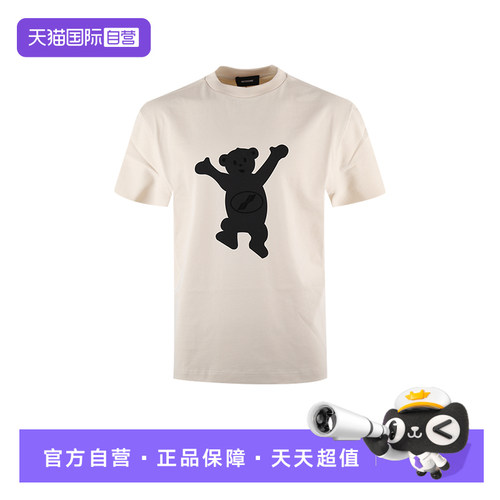 【自营】WE11DONE 男女同款纯色Logo印花宽松oversize短袖T恤衫