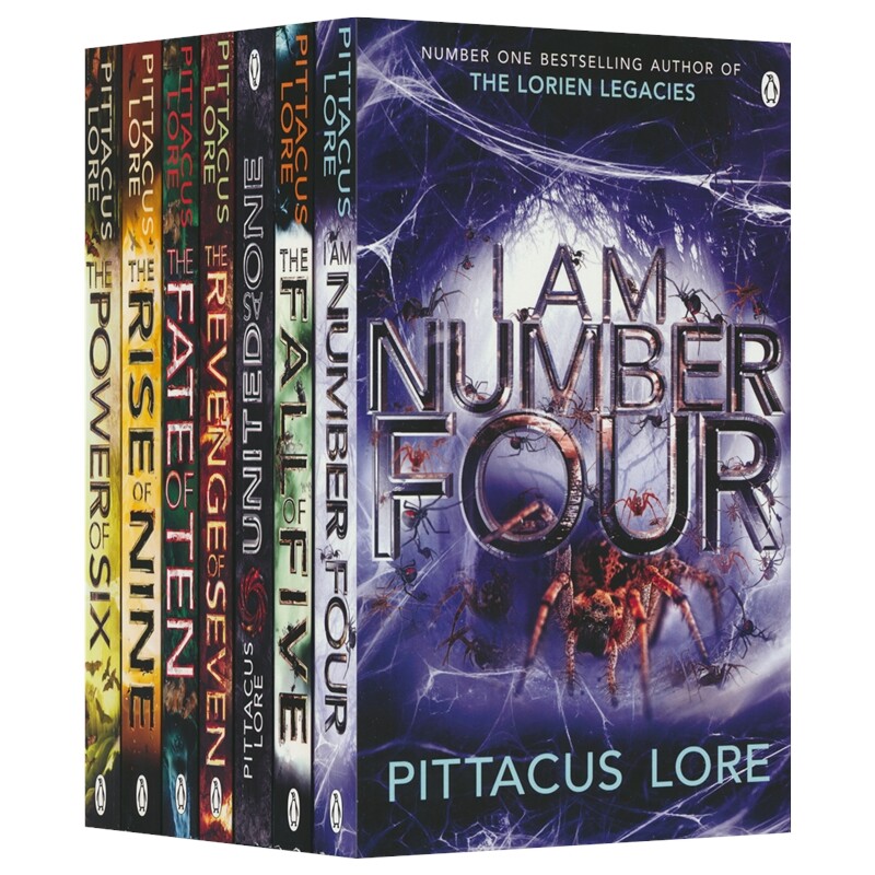 【自营】The Lorien Legacies Collection 洛林传奇7册 青少年科幻小说 章节书 课外读物 纽约时报畅销书 电影原著 英文原版进口