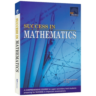 【自营】SAP Success in Mathematics for Upper Secondary 新加坡数学初中教辅 成功系列 知识讲解练习册 初中1-3年级 英文原版
