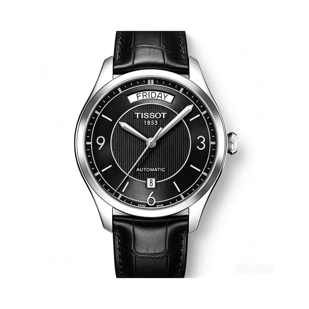 【自营】中古99新天梭/唯意/39mm/男士腕表/星期日历功能/送礼