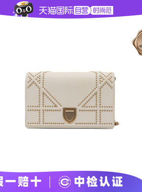 【自营】中古95新Dior/迪奥Diorama系列白金盾牌包单肩斜挎包通勤