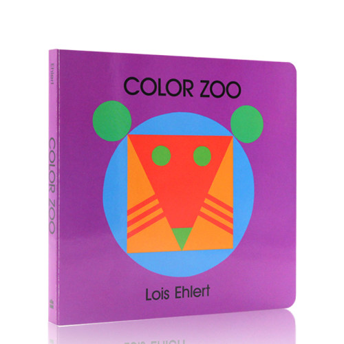 【自营】英文原版绘本Color Zoo五彩动物园廖彩杏吴敏兰书单Lois Ehlert幼儿童英语读物早教启蒙图画故事书颜色彩认知纸板洞洞书籍