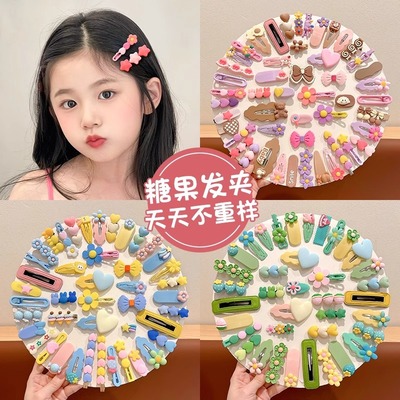 女童发夹头饰2025年新款网红可爱侧边刘海夹儿童宝宝超萌发卡