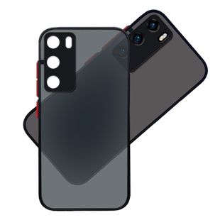 宝悍适用于华为P40手机壳透明磨砂P40Pro网红简约P40Pro+全包防摔p4o软硅胶保护套ANA一AN00男女镜头软壳外壳