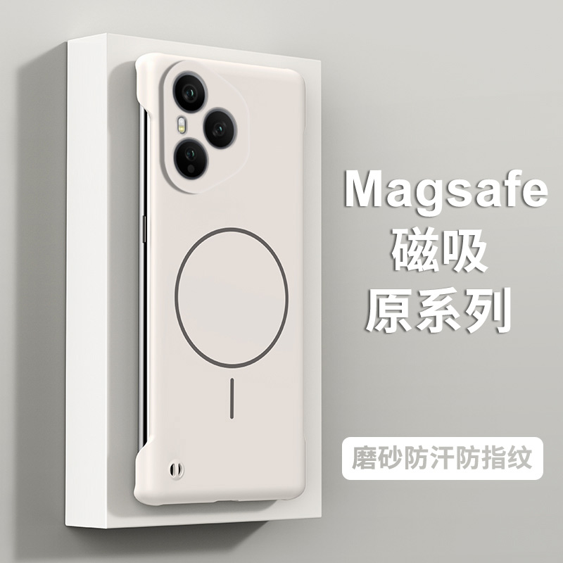 适用荣耀400Pro手机壳新款磁吸Honor400无边框硬壳DNP-AN00超薄磨砂DNN-AN00散热防摔四百por保护套网红男女