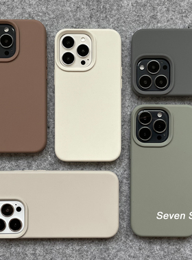 软糯真液态硅胶ins适用iphone17promax高级灰16pro苹果15手机壳14纯色13镜头全包plus情侣12高级感简约防摔套