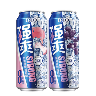RIO锐澳预调鸡尾酒8度强爽6口味500ml*2罐果酒低度酒网红酒不信邪