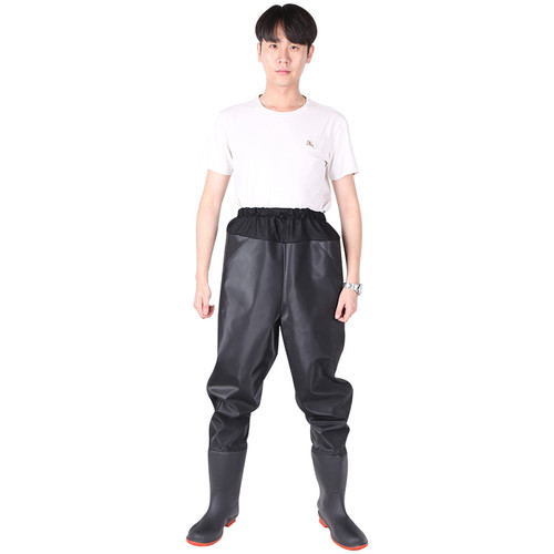 加厚半身齐腰超轻衣服抓鱼下水裤