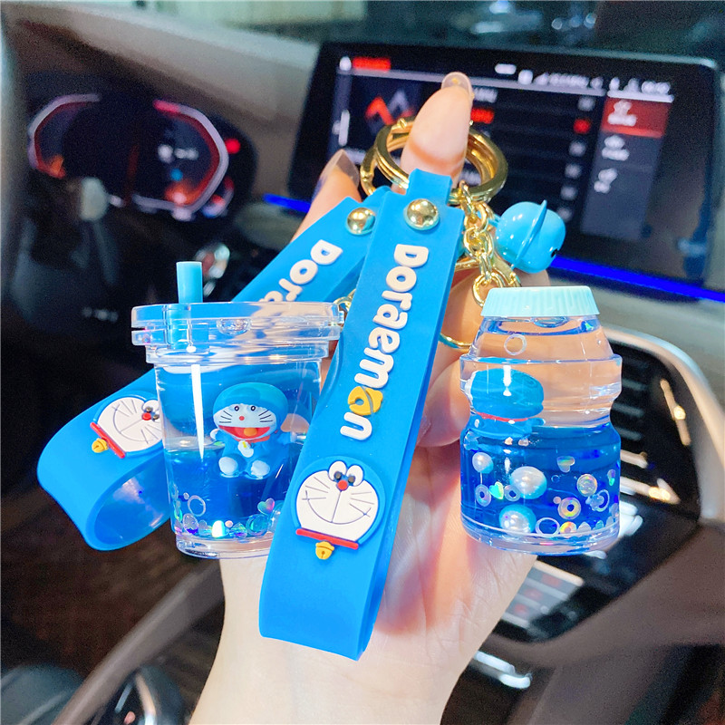 创意可爱糖果瓶小叮当挂饰钥匙扣