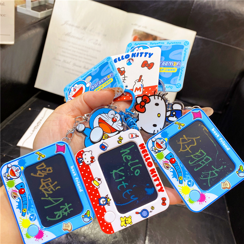 正版哆啦A梦趣味涂鸦画板挂件