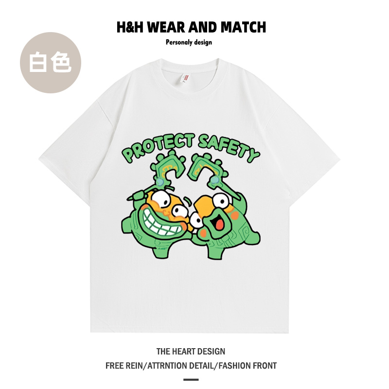 魔童闹海结界兽纯棉短袖T恤男