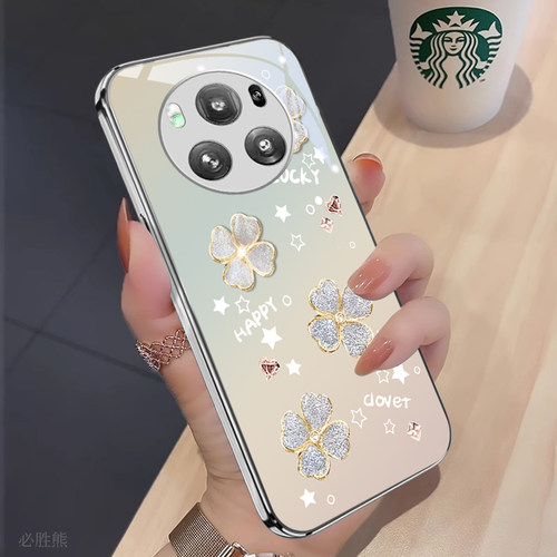 四叶草适用荣耀magic7手机壳新款Magic7RS保时捷版保护套magic6高级感至臻版MAGIC5/4/3全包边防摔玻璃壳软