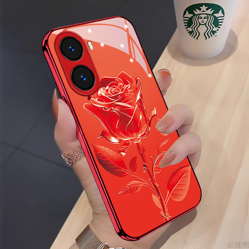 玫瑰适用华为畅享70手机壳新款畅享60/60X保护套防摔耐脏荣耀畅玩40plus超薄畅玩30/20简约麦芒20女款全包边