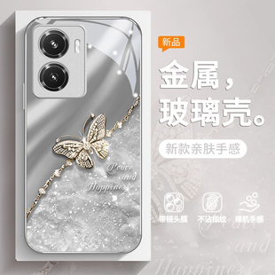 高级y77e玻璃y52s超薄T y35m i玻璃全包y200 y78高级y35保护套高档y79女款 平安蝴蝶适用vivoy77手机壳y100新款