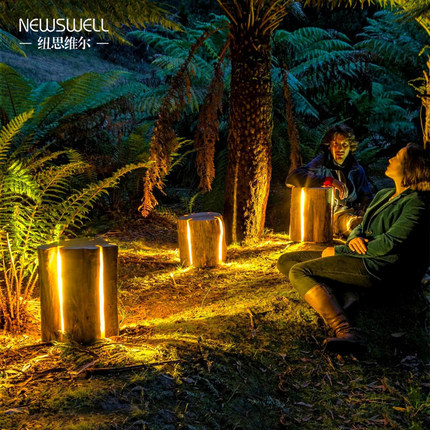 仿真树状假树根公园草坪灯