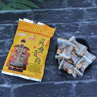 苏州特产观前街采芝斋采芝仙翁贝母贡糖含金银花鱼腥草薄荷甘草