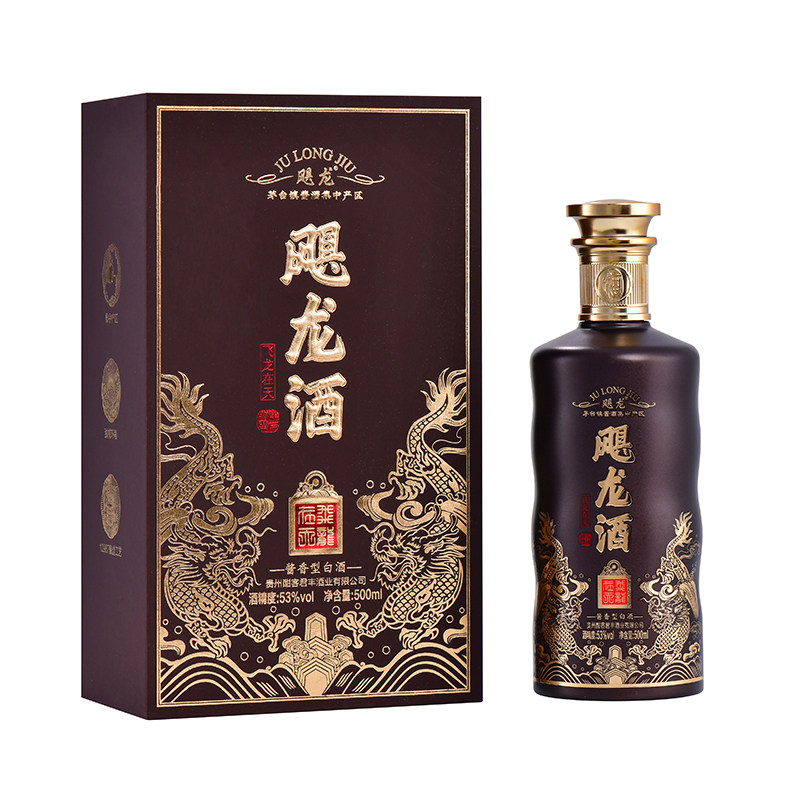 飓龙酒飞龙在天53度贵州酱香型白酒纯坤沙纯粮食500ml高度