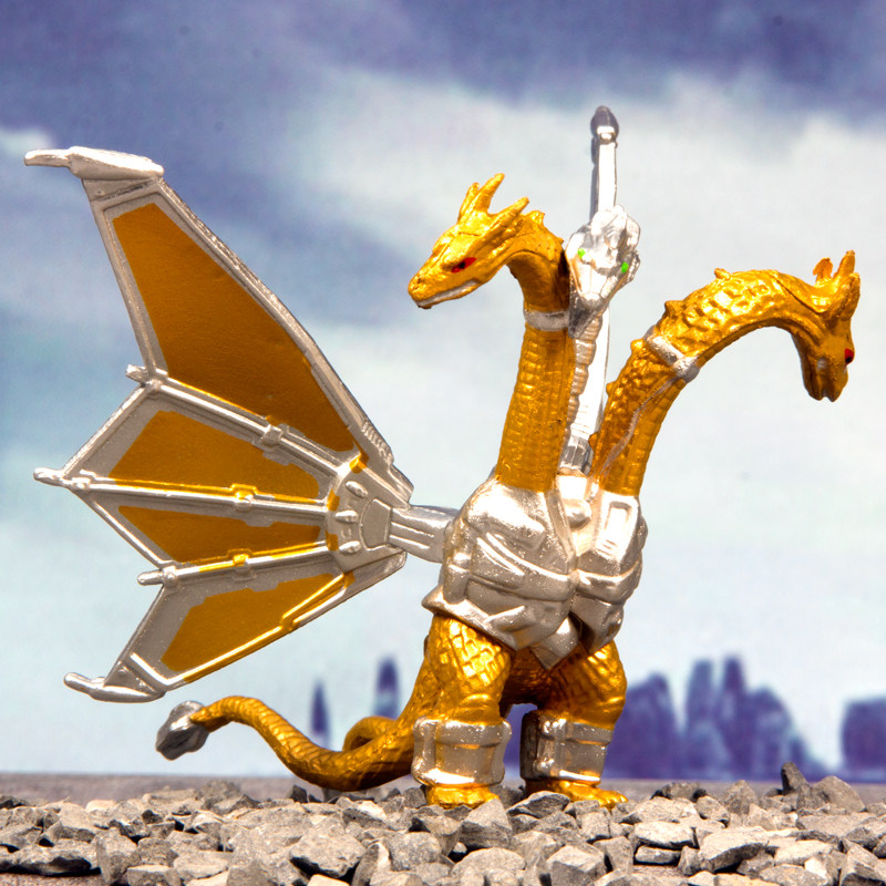 哥斯拉王怪兽大战金刚所有玩具正版盲盒的手办基多拉奥特曼小模型