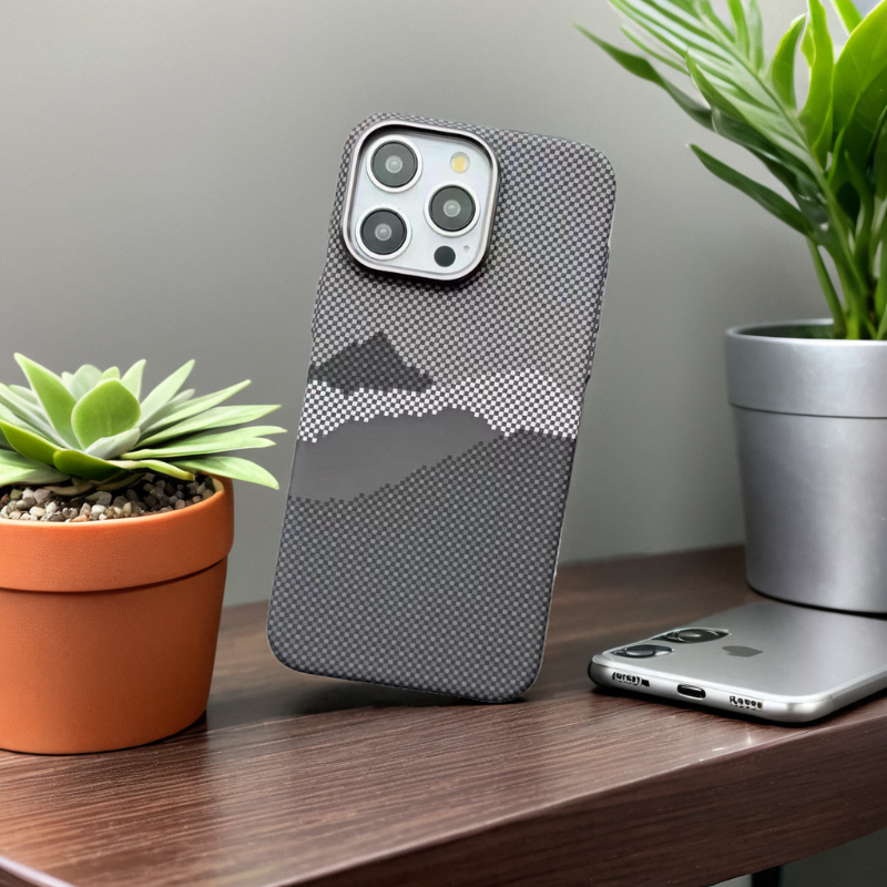 LUXO原装正品山与星河适用苹果iphone15ProMax手机壳高级感磁吸凯夫拉纹理16Pro磨砂超薄防摔magsafe手机套13