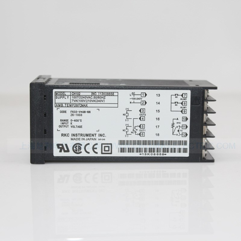 CH102 FK02-V*AN-NN 智能数显温度控制器 K型 0R-400 固态继电