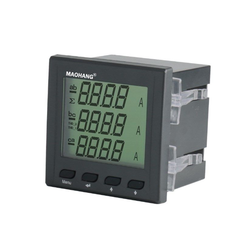 MH96-3AIY三相液晶交流电流表智能数显M电力仪表交流电子监测仪表