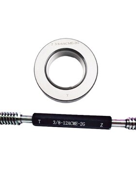 新款美制标爱克f母ACME梯形螺纹环规塞规3/4-6-8-10-12 STUB通现