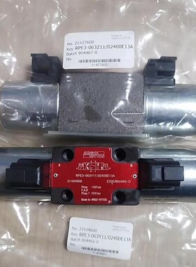 雅歌辉托斯ARGOj-HYTOS电磁阀及线圈 RPE3-063Y11/02400E13A