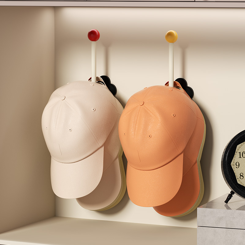 帽子挂钩免打孔粘胶掉落包赔